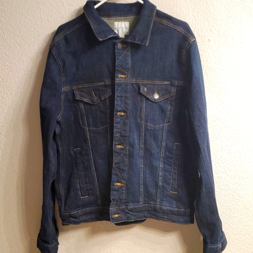 NWOT Men Aeropostale Jean Jacket size Large